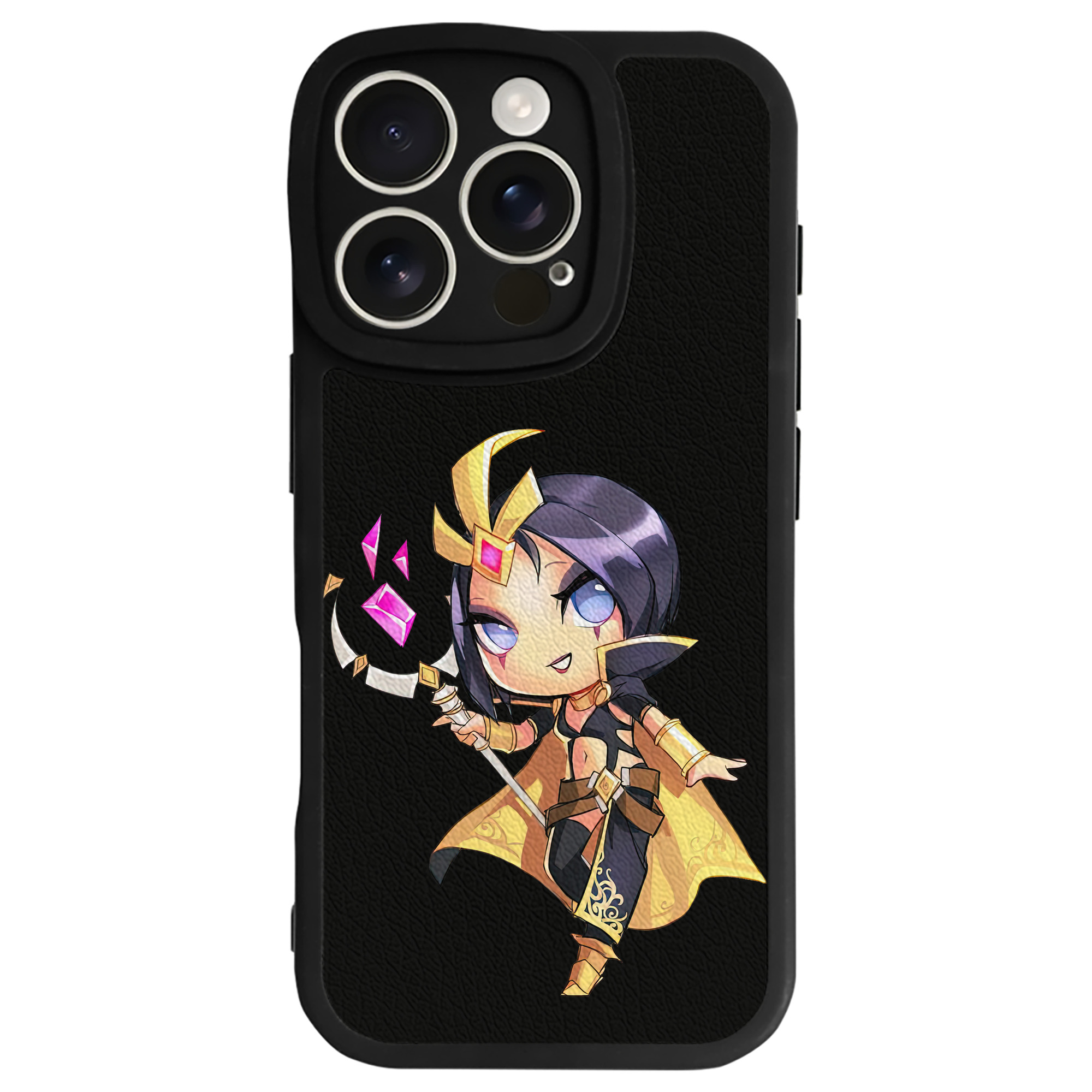 リーグ・オブ・レジェンド League of Legends LOL 【iPhone 16シリーズ対応】シリコンスマホケース（レザー調） 材質：シリコン